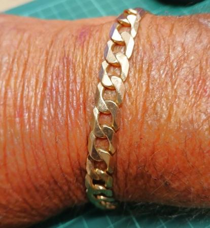 Image 8 of Solid gold mens bracelet 29gr