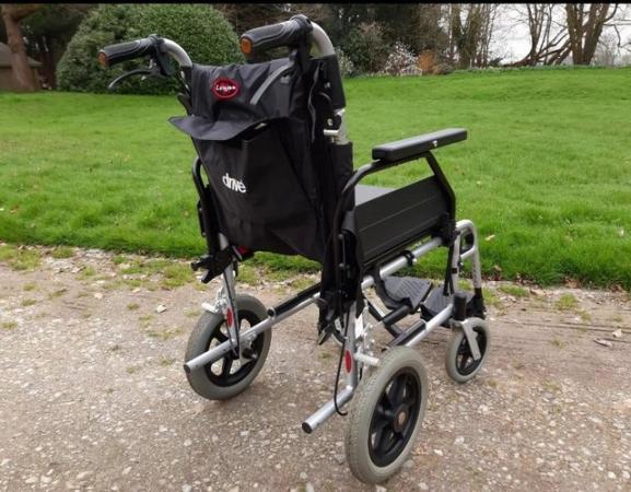 Image 2 of Folding wheelchair in new condition