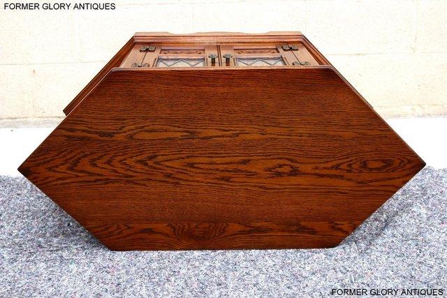 Image 66 of AN OLD CHARM LIGHT OAK CORNER TV DVD CD CABINET STAND TABLE
