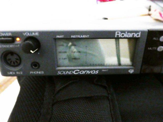 Preview of the first image of Roland SC-55 (Sound Canvas) • MIDI Sound Generator Excellent.