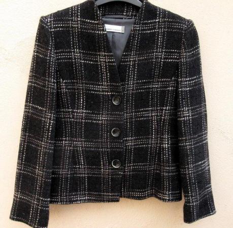 Image 2 of Country Casuals Black Tweed Jacket – Size 12