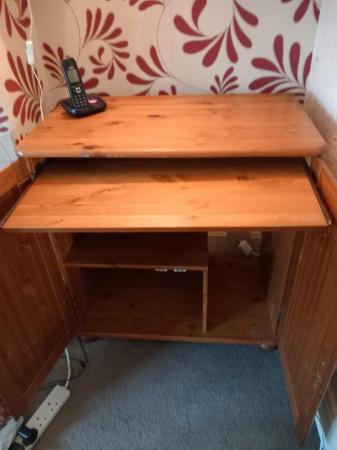 Image 1 of SOLID PINE UNIT IDEAL FOR STUDY OR SIMILAR (M34)