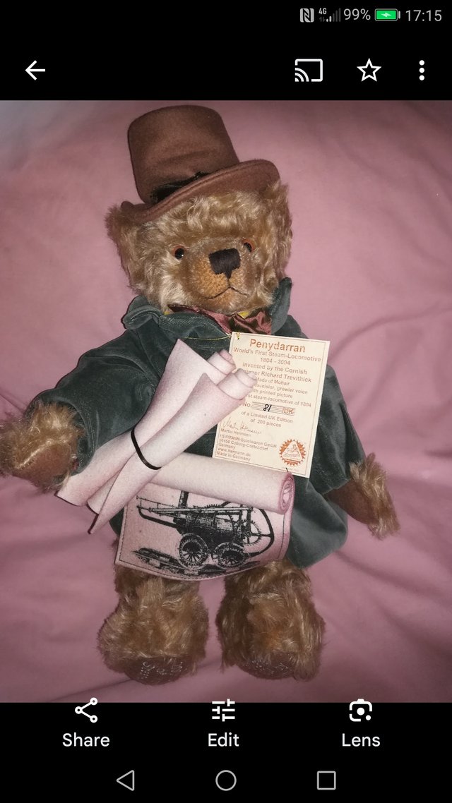 Preview of the first image of Richard-trevithick world's 1st steam locomotive Hermann bear.