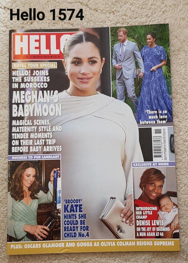 Preview of the first image of Hello Magazine 1574 - Sussex in Morocco: Meghan's Babymoon.