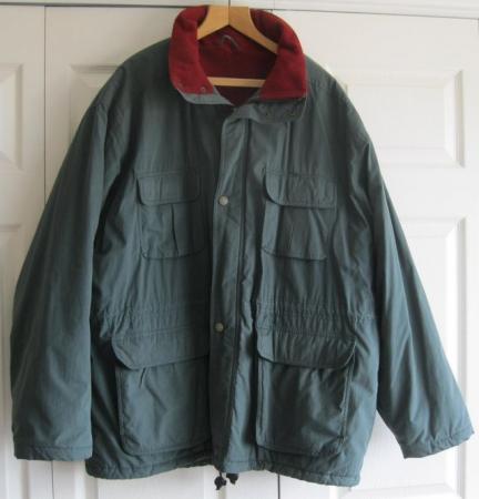 Image 2 of Mens Coat and Fleece Jacket, both size XL.