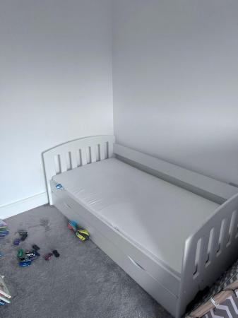 Image 3 of Wayfair Toddler Bed with Under Draw Storage