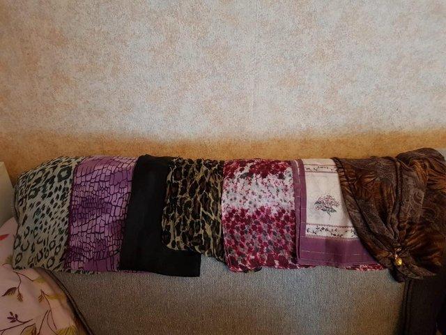 Preview of the first image of 7 beautiful ladies quality scarves - Chatham.