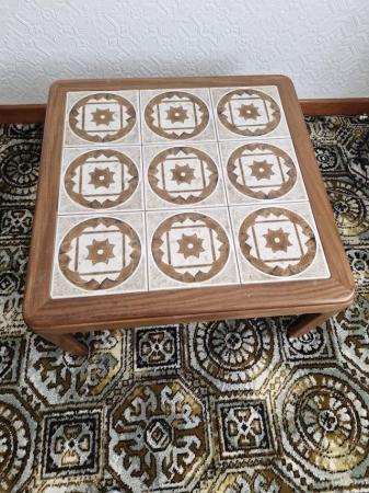 Image 2 of Old fashioned tiled coffee table