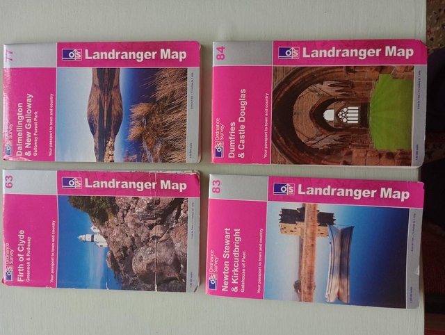Preview of the first image of OS Landranger Maps of Scotland.
