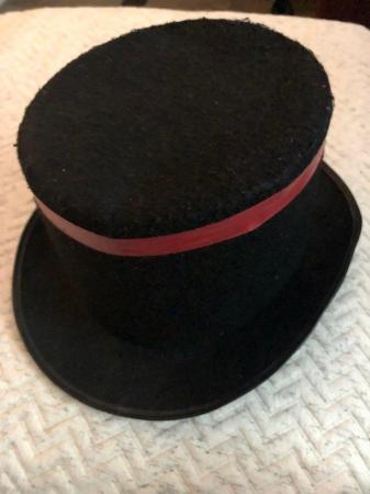 Image 2 of Fancy Dress Black Felt Top Hat