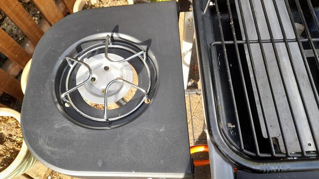 Preview of the first image of Gas BBQ - 3 Burner with one Side Burner.