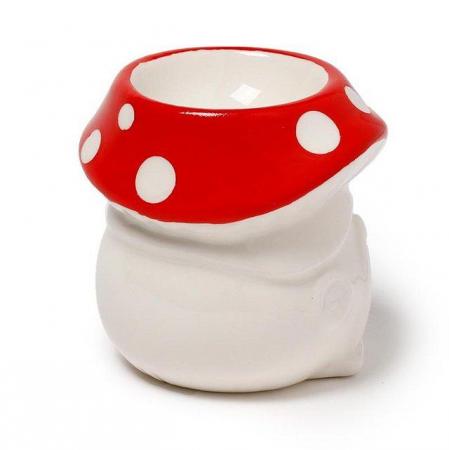 Image 3 of Ceramic Egg Cup - Fairy Toadstool House. Free uk postage