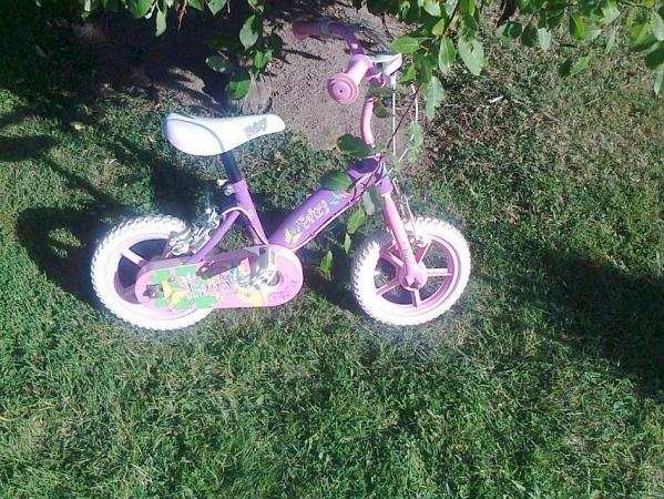 Image 2 of Bicycle, Girls Fairy, 12 inch wheel bike, to fit inside leg
