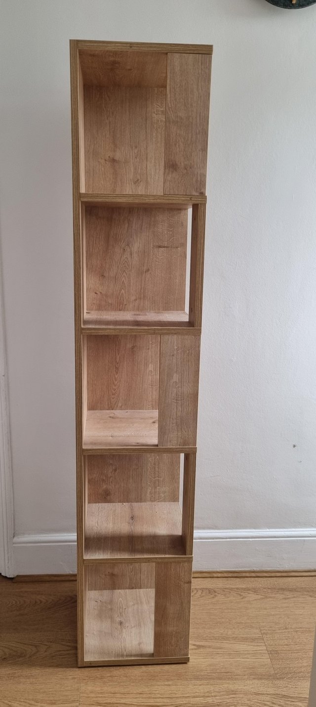 Preview of the first image of Amazon corner shelving unit - used.