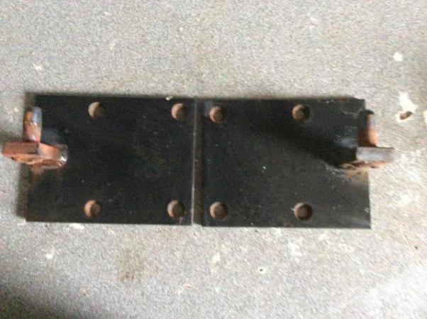 Image 1 of 2 Sturdy Wrought Iron Gates With Brackets