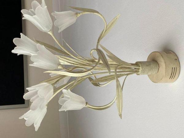 Image 1 of Shabby Chic  Chandelier in Creamy White