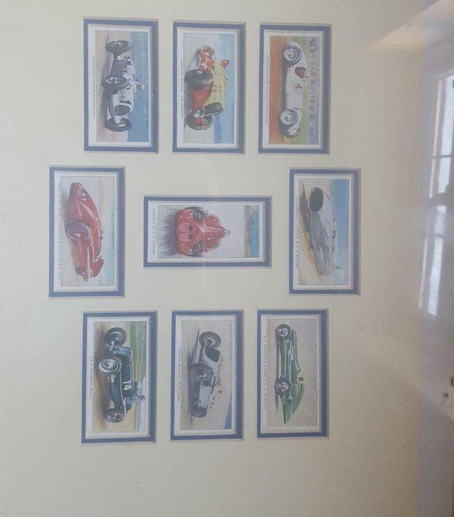 Preview of the first image of Will’s ‘Speed’ race car cigarette cards.