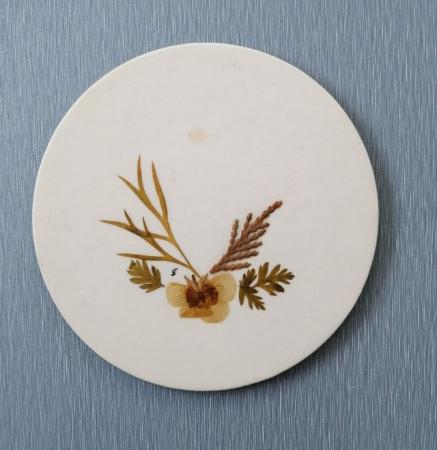 Image 3 of 6 Handcrafted Wildflower Coasters.With Real Flowers
