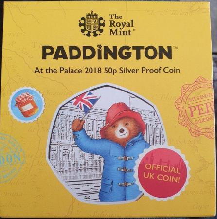 Image 3 of Royal Mint Paddington At the Palace Silver Proof Colour 50p
