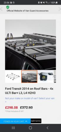 Image 1 of Vanguard ulti bar+ rear rollbar roof rack