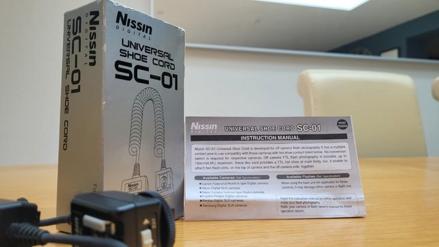 Image 3 of NISSIN SC-01 UNIVERSAL SHOE CORD