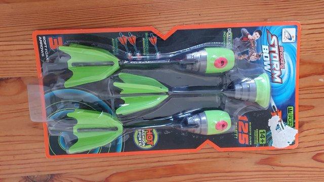 Image 2 of Shooting Storm Bow: bow and arrow play set brand new in box