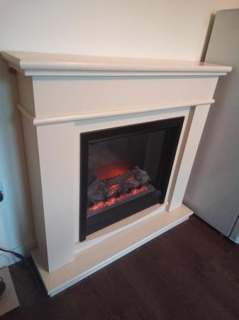 Image 1 of Electric fire and surround for sale
