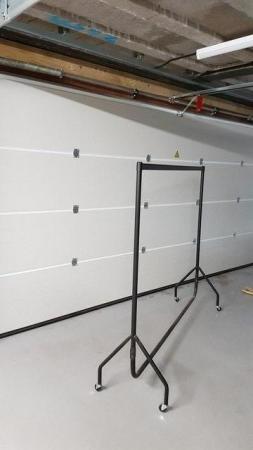 Image 2 of Clothes Rail, Commercial quality with castors