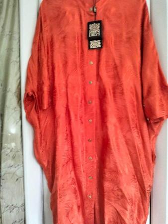 Image 2 of Biba loose fit orange dress brand new