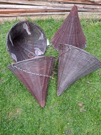Image 1 of Cone shaped hanging baskets
