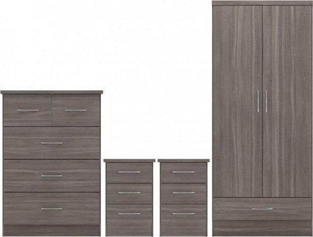 Preview of the first image of NEVADA 2 DOOR 1 DRAWER  WARDROBE BEDROOM SET.