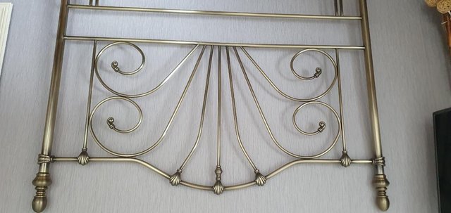 Preview of the first image of King Size Metal Headboard,.