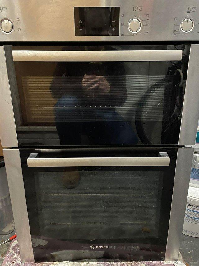 Preview of the first image of Bosch double oven HBM13B2.1B for sale.