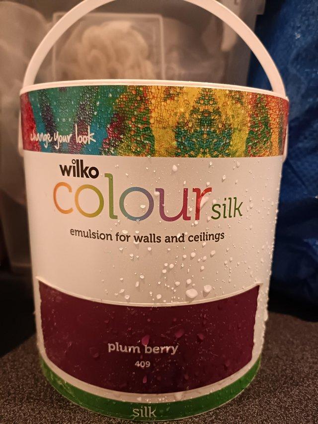 Preview of the first image of Wilko paint , four different colours.