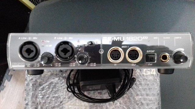 Image 1 of EMU 1820m audio & midi interface with soundcard