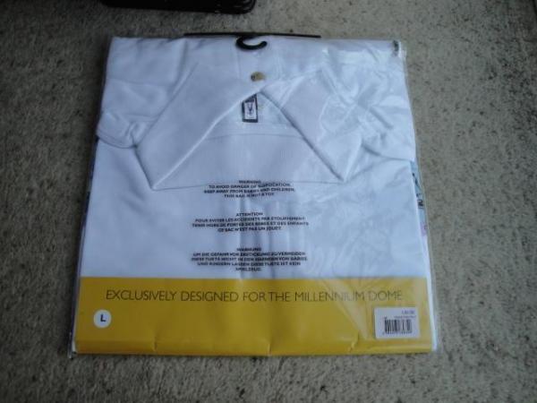 Image 3 of Millennium Dome Polo Shirt (White unopened)