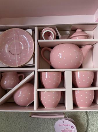 Image 3 of Tea party set pink porcelain