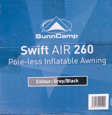 Image 2 of Sunncamp Swift Air Awning 260 Porch awning
