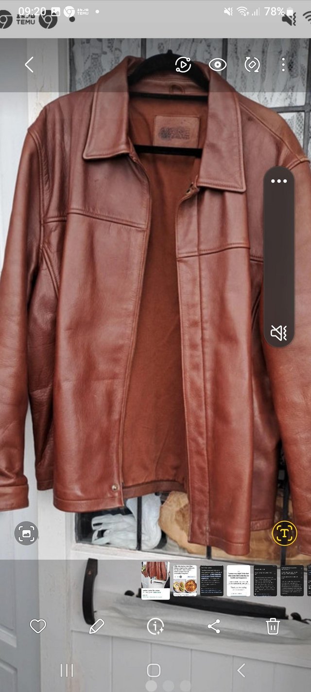Preview of the first image of Mens leather jacket, excellent quality.