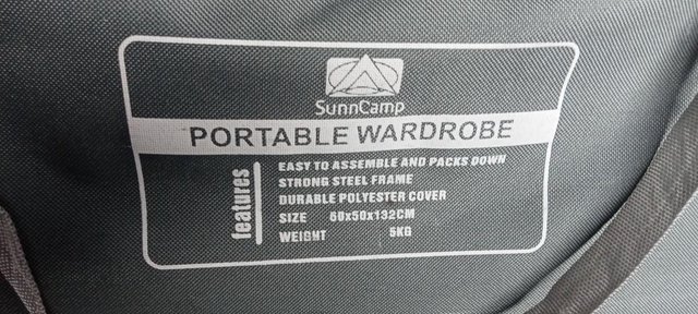 Image 3 of portablewardrobe fold up in a bag
