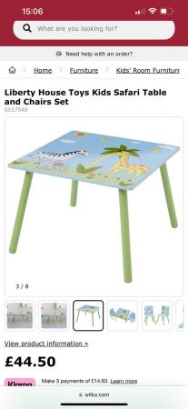 Image 3 of Children’s table and chairs