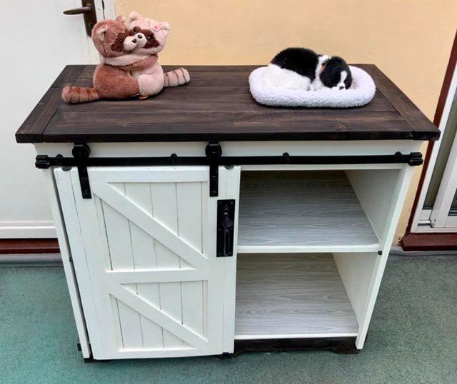 Preview of the first image of CHILDRENS/CUPBOARD TOY BOX. NORWICH..