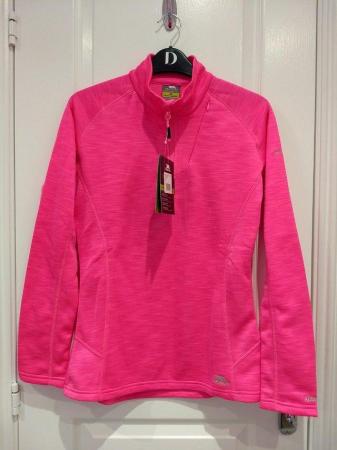 Image 1 of New Trespass Women's Pink Fleece Jumper AT200 UK 12 Medium