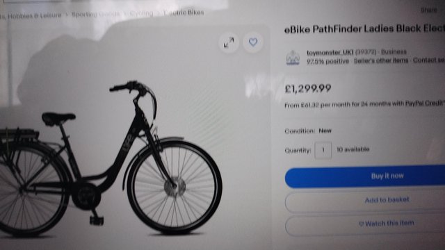 Preview of the first image of BRAND NEW BOXED PATHFINDER E CYCLES......
