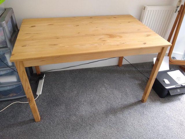 Preview of the first image of Ikea Ingo Pine Dining Table.