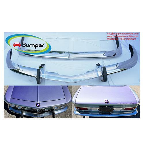 Preview of the first image of BMW 2000 CS bumpers (1965-1969) by stainless steel.