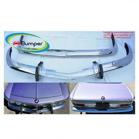 Image 1 of BMW 2000 CS bumpers (1965-1969) by stainless steel