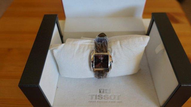 Preview of the first image of Ladies Tissot watch still in original box..
