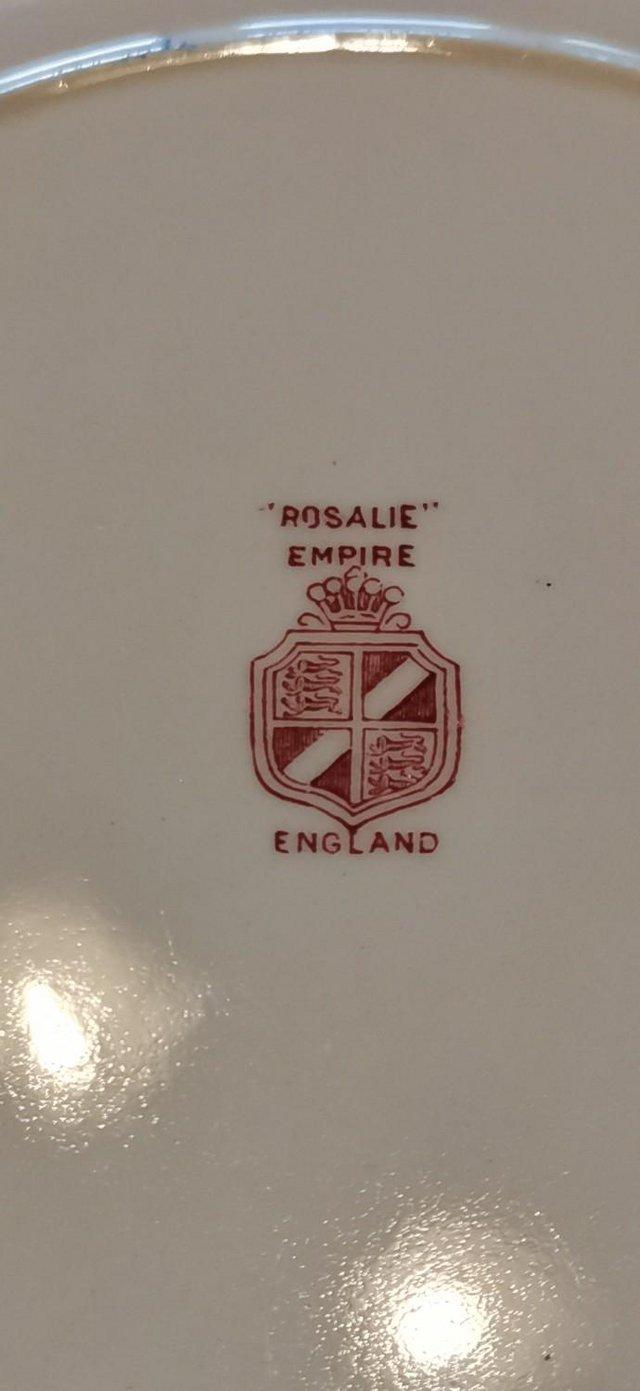 Preview of the first image of Empire 'Rosalie' Decorative Plate x 1.
