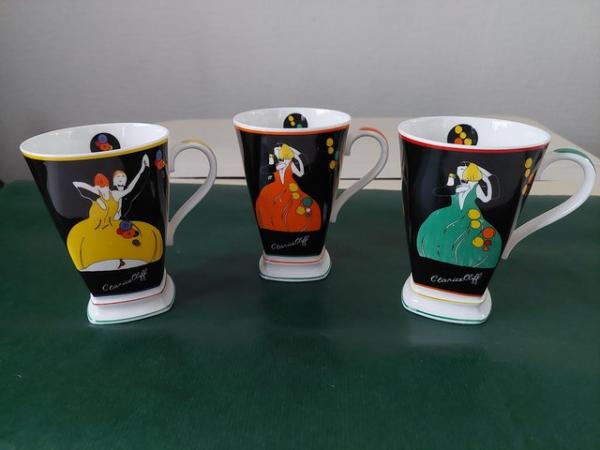 Image 1 of Limited edition Clarice Cliffe mugs.